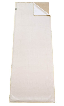 Love Generation Yoga Towel Sand &White