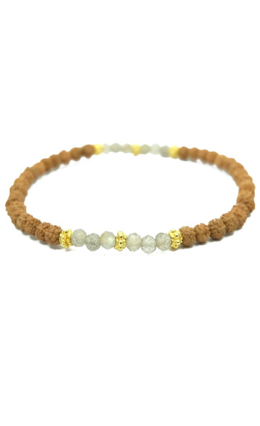 Maharani Bracelet Labradorite Gold Ornament