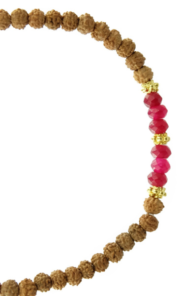Maharani Bracelet Ruby Gold Ornament - 1