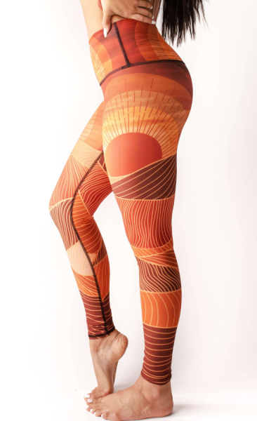 Light of the Day Recycled Printed Yoga Leggings - 3