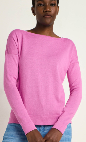 Lanius Boatneck Pullover - Red - 1