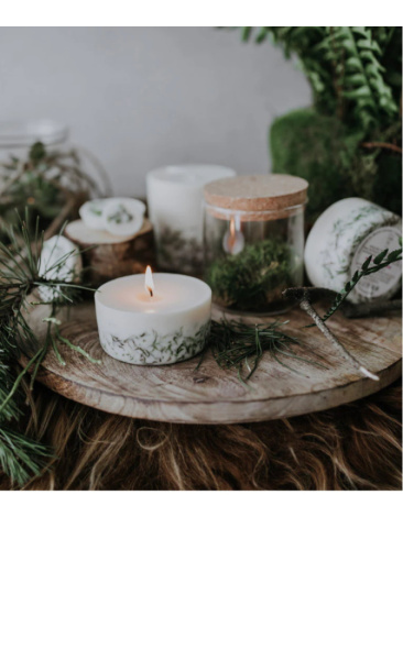 Munio Soy Wax Mini Candle Moss - 2