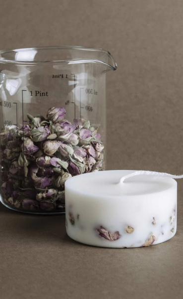 Munio Soy Wax Mini Candle Rose - 1