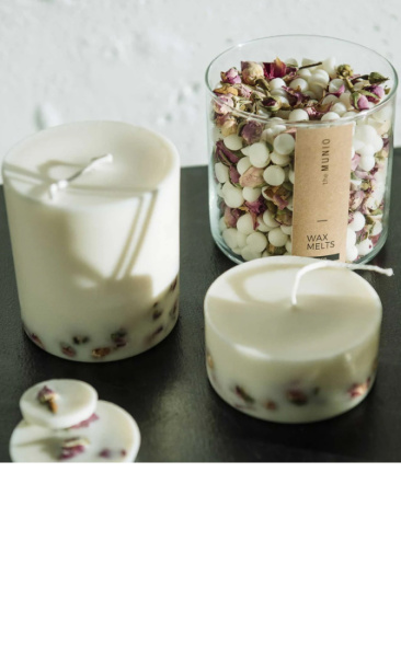 Munio Soy Wax Mini Candle Rose - 3