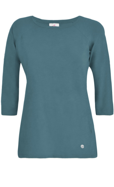 3/4 Sleeve Tee - Teal Blue