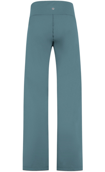 Sporty Straight Pants - Teal Blue - 4