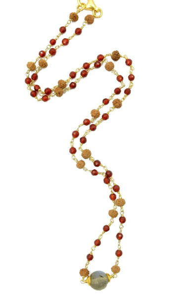 Soka Wired Choker Carnelian