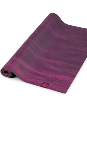 Manduka eKO Travel Mat - Deep Coral Marbled - 3