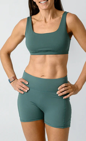 Non-Stop Short Sage Green - 3