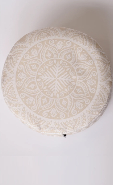 Love Generation Meditation Cushion Boho Chic - Sand - 1