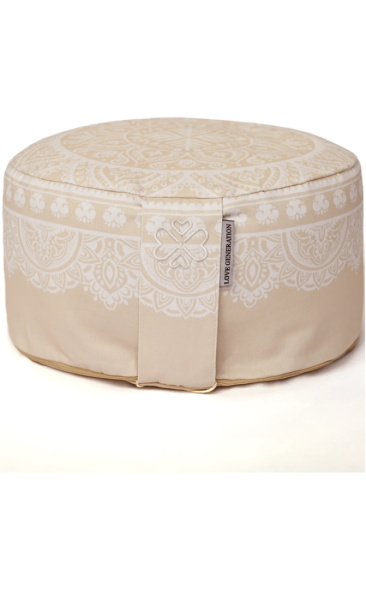 Love Generation Meditation Cushion Boho Chic - Sand - 3