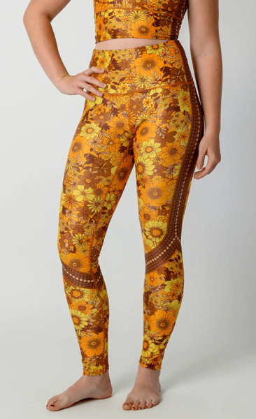 Flower Power Recycled Legging
