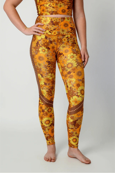 Flower Power Recycled Legging - 1