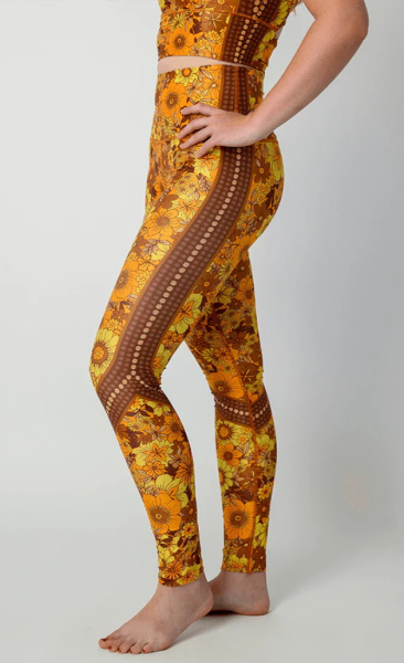 Flower Power Recycled Legging - 2