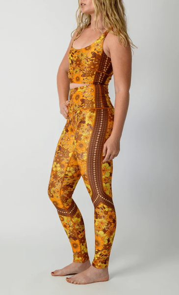 Flower Power Recycled Legging - 5