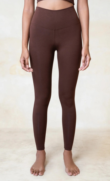StudioK Eira High Waist Leggings Extra Long- Chestnut