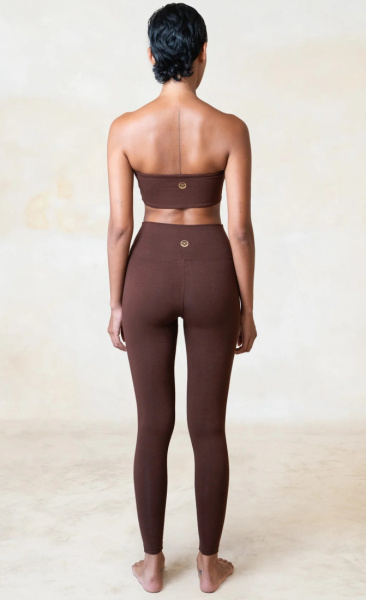 StudioK Eira High Waist Leggings Extra Long- Chestnut - 2