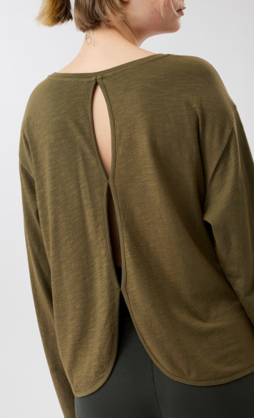 Mandala Open Back Longsleeve - Emerald