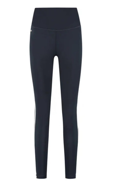 LUNE Sienna Shape Striped Leggings - Dark Blue - 3