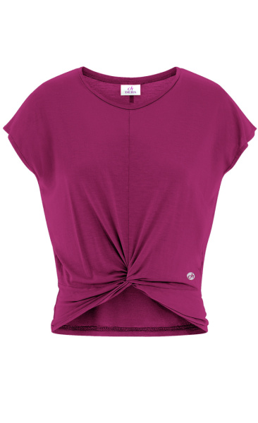 Knot Tee - Fuchsia