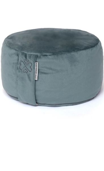 Velours Meditation Cushion Stone Blue