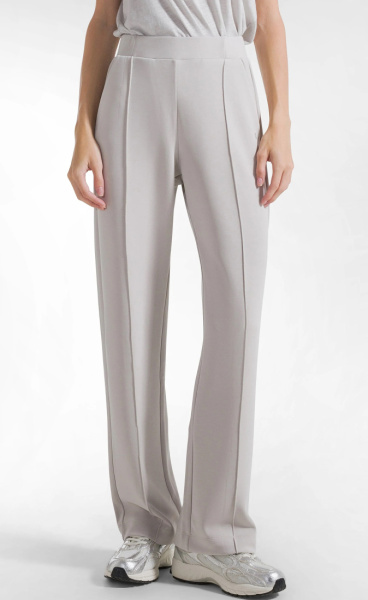 Smooth Pintuck Pants - Chalk
