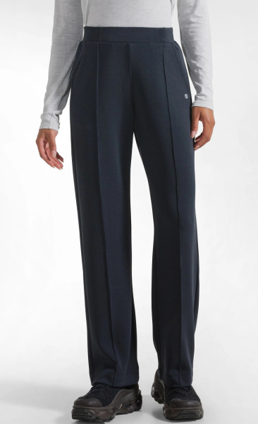 Smooth Pintuck Pants - Black