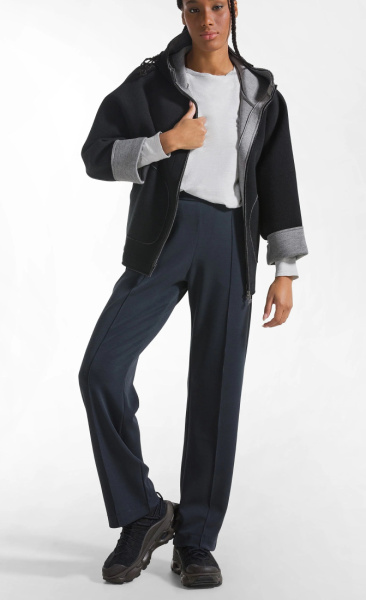Smooth Pintuck Pants - Black - 2