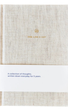 One Line A Day Linen Natural