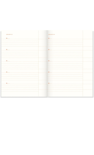 One Line A Day Linen Natural - 3