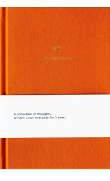 One Line A Day Linen Orange
