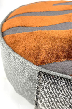 Meditation Cushion Ginger Zebra