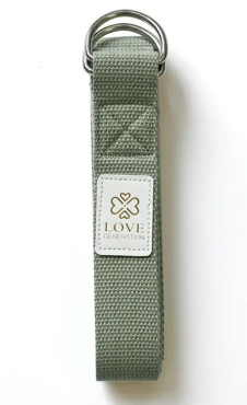 Love Generation Yoga Strap Green