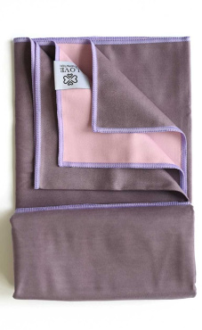 Love Generation Yoga Towel Purple & Pink