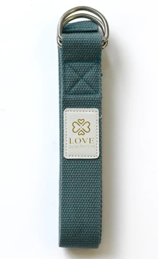 Love Generation Yoga Strap Petrol Blue