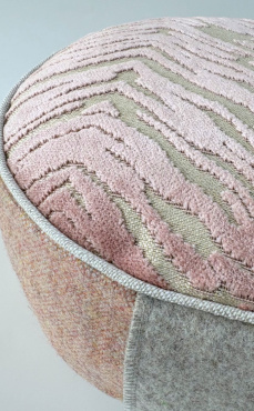 Meditation Cushion Pink Zebra