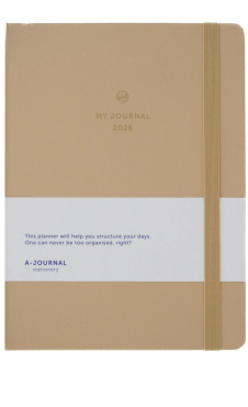 A-Journal My Journal 2026 Planner Beige