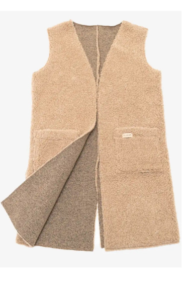 Sea Merino Long Vest - 3