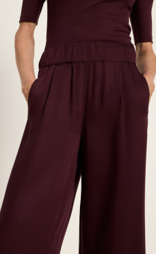 Lanius Flowtime Pants - Bordeaux