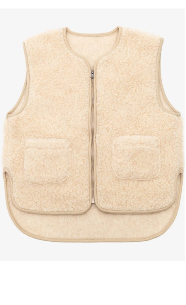 Merino Wol Vest Sea - 6