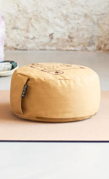 Deva Kinder Meditatiekussen Yellow Bear - 3