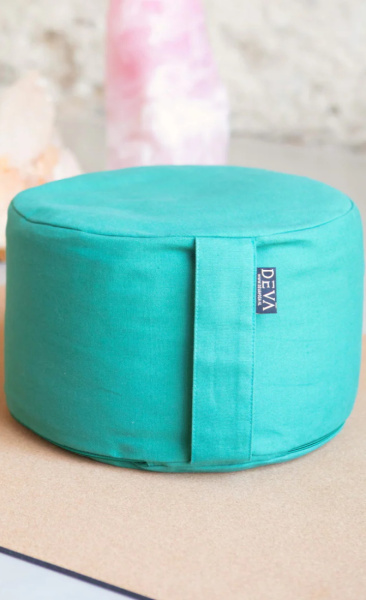 Deva Meditatiekussen Extra Hoog Emerald - 1