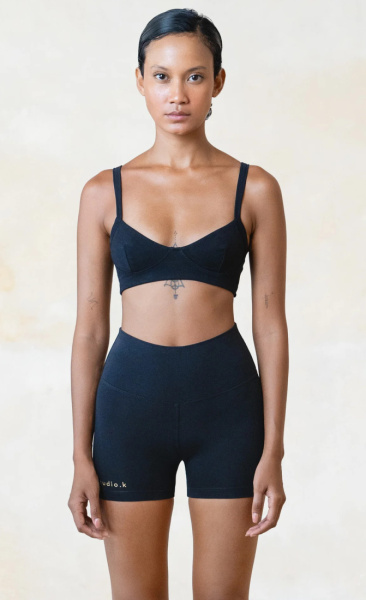 StudioK Disa Bamboo Shorts - Black - 1