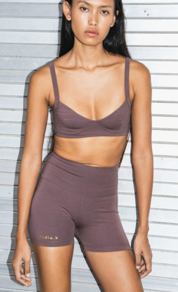 StudioK Disa Bamboo Shorts - Taupe - 2