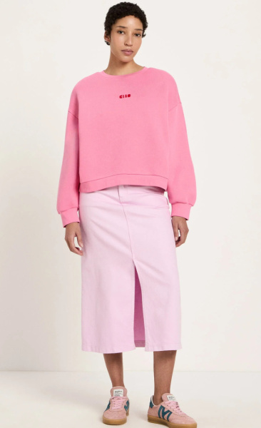 Lanius Ciao Sweatshirt - Bright Orchid - 4