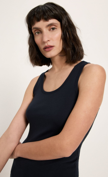 Lanius Basic Tank Top - Onyx