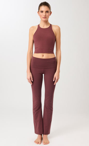 Mandala Cross Top - Rosewood - 3