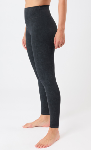 Mandala Mono Printed Leggings - Anthra - 2