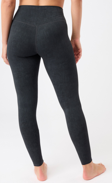 Mandala Mono Printed Leggings - Anthra - 3