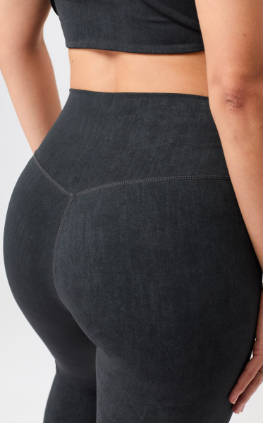 Mandala Mono Printed Leggings - Anthra - 4